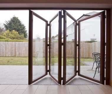 aluminum folding doors